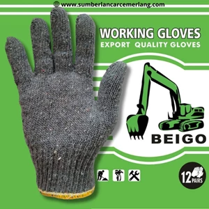 Grey 5 Thread Safety Gloves for Iron