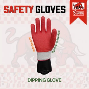 Dipping/Rubber Coated Safety Gloves All Size 