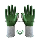 Sarung Tangan Safety Banteng Rubber Palm Gloves Hijau 5
