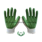 Sarung Tangan Safety Banteng Rubber Palm Gloves Hijau 2