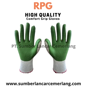 Safety Gloves Banteng Rubber Palm Gloves Green