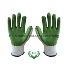 Sarung Tangan Safety RPG/SAS/Lapis Karet Warna Hijau Merek Banteng Kualitas Ekspor 4