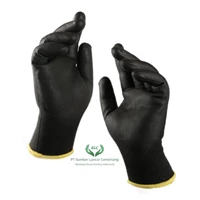 Palm Fit Gloves Black OV Yellow