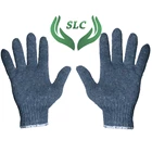 Grey Working Gloves Yarn 7 Overlock White BEIGO 1